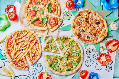 Детский сет с шашлычками, пиццей и мини-сендвичами на 30 персон Catering4you, агрегатор кейтеринг-услуг